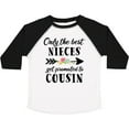 thumbnail image 3 of Inktastic Only the Best Nieces Get Promoted to Cousin Boys or Girls Toddler T-Shirt, 3 of 5