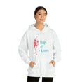 thumbnail image 4 of Hugs And Kisses XoXo Valentine's Day Unisex Heavy Blend™ Hooded Sweatshirt, 4 of 9