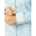 thumbnail image 5 of Fruit of the Loom Women's Beyond Soft Long Sleeve Button Down Flannel Sleepshirt, Sizes S-4X, 5 of 9
