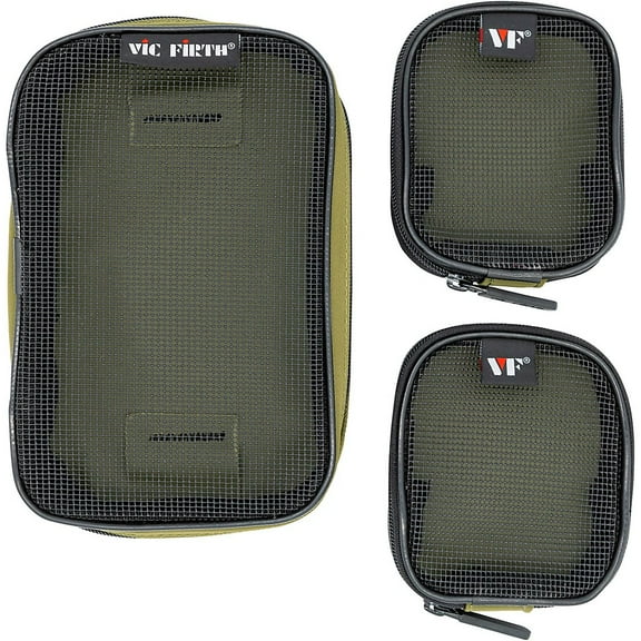 Vic Firth 3-Piece Accessory Pouch Kit Sage Green