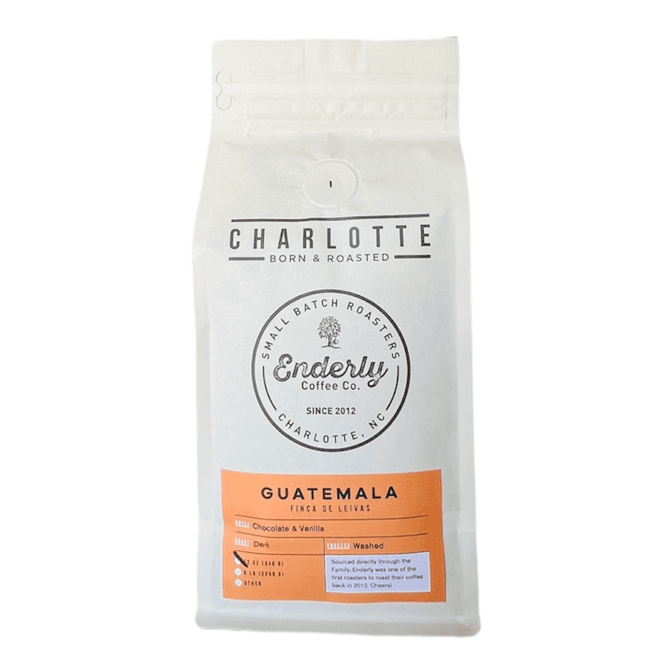 Enderly Coffee Company - Guatemala Single Origin,Whole Bean, Dark Roast, 9oz
