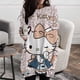 thumbnail image 2 of Camisetas de manga larga con estampado de Hello Kitty para mujer, Tops informales de gran tamaño, camiseta de dibujos animados, ropa de primavera y otoño, 2 of 4