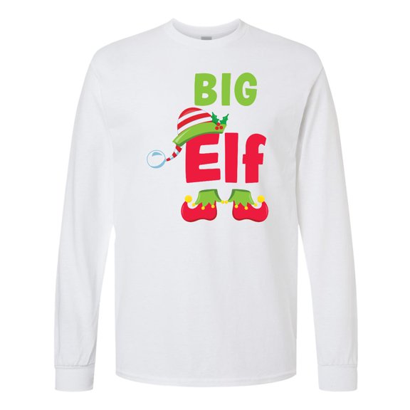 Inktastic Christmas Big Elf Long Sleeve T-Shirt