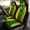 Brazilian Flag, variant on Chririnla Brazilian Flag Pattern Car Seat Covers for Women Men, Seat Protector Auto Decorations Accessories for SUV Truck Vans Sedans