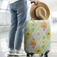 thumbnail image 2 of Pioneer Flower Floral Print Pattern Luggage Cover Fashion Suitcase Cover Baggage Covers Fit 25-28 Inch Luggage (Go Travel), 2 of 5