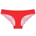thumbnail image 2 of adviicd Sex​ Lingerie Women's Underwear No Panty Line Promise Tactel Hi Cut Red Large, 2 of 3