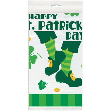 UPC 011179449132 product image for Plastic Saint Patrick's Day Jig Table Cover, 84
