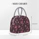 thumbnail image 2 of Fotbe Rose Mix Leopard 2 Bolsa de Almuerzo con Estampado, Lonchera Aislada, Contenedor de Comida Reutilizable Tipo Cooler a Prueba de Fugas, 2 of 6