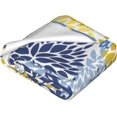 thumbnail image 4 of Pink Flamingo and Palm Leaves Throw Blanket for Bed Sofa Couch Fleece Blankets Lightweight Soft Cozy 50"x40", 4 of 5