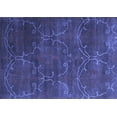 thumbnail image 1 of Ahgly Company Indoor Rectangle Abstract Blue Contemporary Area Rugs, 5' x 8', 1 of 4
