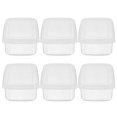thumbnail image 3 of MasteelfCA 6pcs Refrigerator Organizer Bin Small Preservation Box Dough Proofing Box Meat Storage Box, 3 of 7