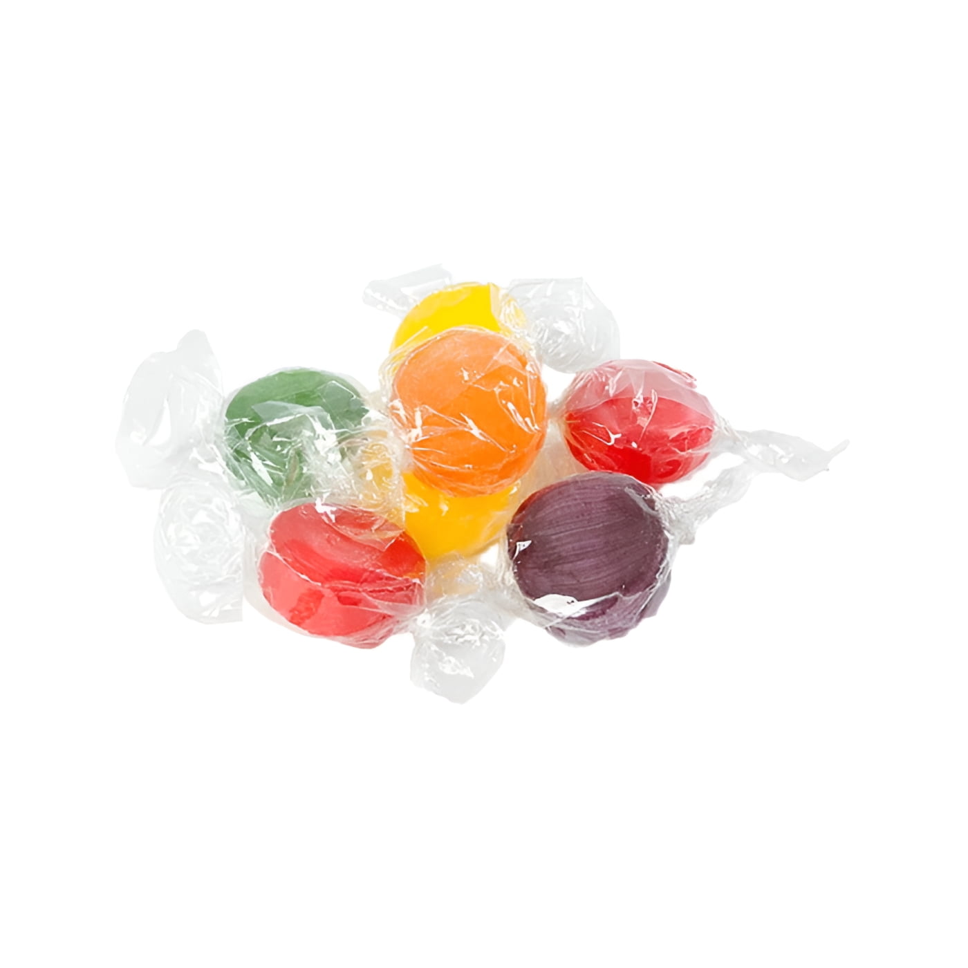 YANKEETRADERS Assorted Fruit Flavored Buttons, Hard Candy - 4 Pound Bulk Bag