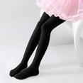 thumbnail image 5 of NAISIBABY Girls Tights Socks, Cotton High Waist Strech Non-Slip Ballet Dance Pantihose Black 5-8T, 5 of 9