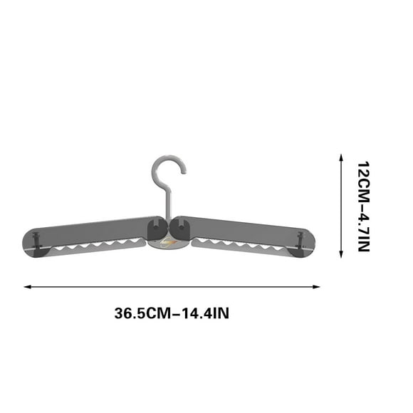 Baby Clothes Hangers Portable Folding Travel Plastic Clips Multifunctional Household