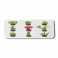 thumbnail image 1 of Cactus Computer Mouse Pad, Digitally Composed Echino Chin Hedge Cephalocereus Cactus Varieties Cartoon, Rectangle Non-Slip Rubber Mousepad Large, 31" x 12" Gaming Size, Multicolor, by Ambesonne, 1 of 2
