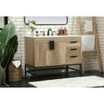thumbnail image 2 of Elegant Kitchen and Bath 42 inch Single bathroom vanity in natural oak, 2 of 8