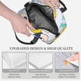 thumbnail image 3 of Lsque Sml Jeffy Pattern Lunch Bag ,Insulated Lunch Box, Small Leakproof Cooler Food Lunch Containers Reusable High Capacity Lunch Tote Bags, 3 of 6
