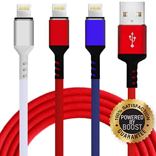 Chargers 3Pack 10FT Extra Long Nylon Braided 3M Charging Cable Cords