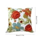 thumbnail image 3 of Funda de almohada bordada de estilo rural para sala de estar, cojín para sofá, plantas pequeñas y frescas, flores, funda de almohada de algodón y poliéster., 3 of 6
