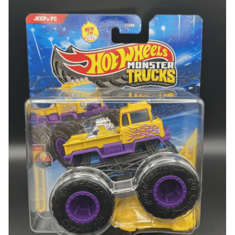 Hot Wheels Monster Trucks 1:64 Scale 8-Pack with Crushable Cars photo 4