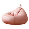 thumbnail image 4 of Sofá tipo puf,Bean Bag Silla Sofá Individual Transpirable Hogar Moderno,Futón Sofá Piso Silla para juegos Silla reclinable Dormitorio,Sofá cama Tatami Oficina cómoda portátil,Sofá Rosa, 4 of 8