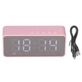 thumbnail image 2 of Réveil, Support Format Mp3 Lecture Musique Réveil Multifonctionnel Haut-Parleur Rechargeable pour Chambre pour Bureau Noir, Blanc, 2 of 8