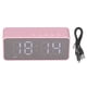 thumbnail image 1 of G50 Multifuncional Bluetooth Despertador Altavoz Inalámbrico 5.0 Reproductor de MP3 Despertador de Carga para Oficina Rosa, 1 of 10
