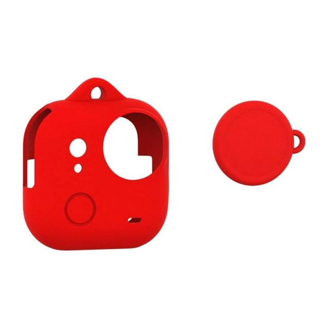 Daily Mix Store Silicone Cover Set Insta360 Go Protective Case with Lens , Shock-Absorbent Soft Shell for Action Camera, Precise Cutouts, Enhanced Grip, Lightweight & Stylish