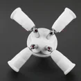 thumbnail image 4 of E27 2/3/4/5 in 1 LED Light Bulbs Converter Socket Adapter Standard Lamp Holder Base Converter for Home Commercial Lighting, 4 of 5