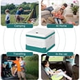 thumbnail image 4 of Toilette de Camping Portable, Toilette de Voyage Pliable, Toilette de Camping Extérieure avec 20 Sacs de Toilette 1 Sac de Rangement, Toilette de Voyage Pliable, 4 of 7