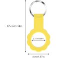 thumbnail image 4 of ATTOEATTOE Creative Flower Tracking Locator Silicone Case, Protective Cover with Keychain Ring, Anti-Lost and Safety, Portable Protective Bumper Case Protective Sleeves Compatible with AirTagST-001, 4 of 5