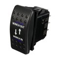 thumbnail image 2 of ESUPPORT Car Auto 12V Momentary Light Button Rocker Toggle Switch Blue LED Winch in Out ON-Off-ON 7Pin SPDT, 2 of 4