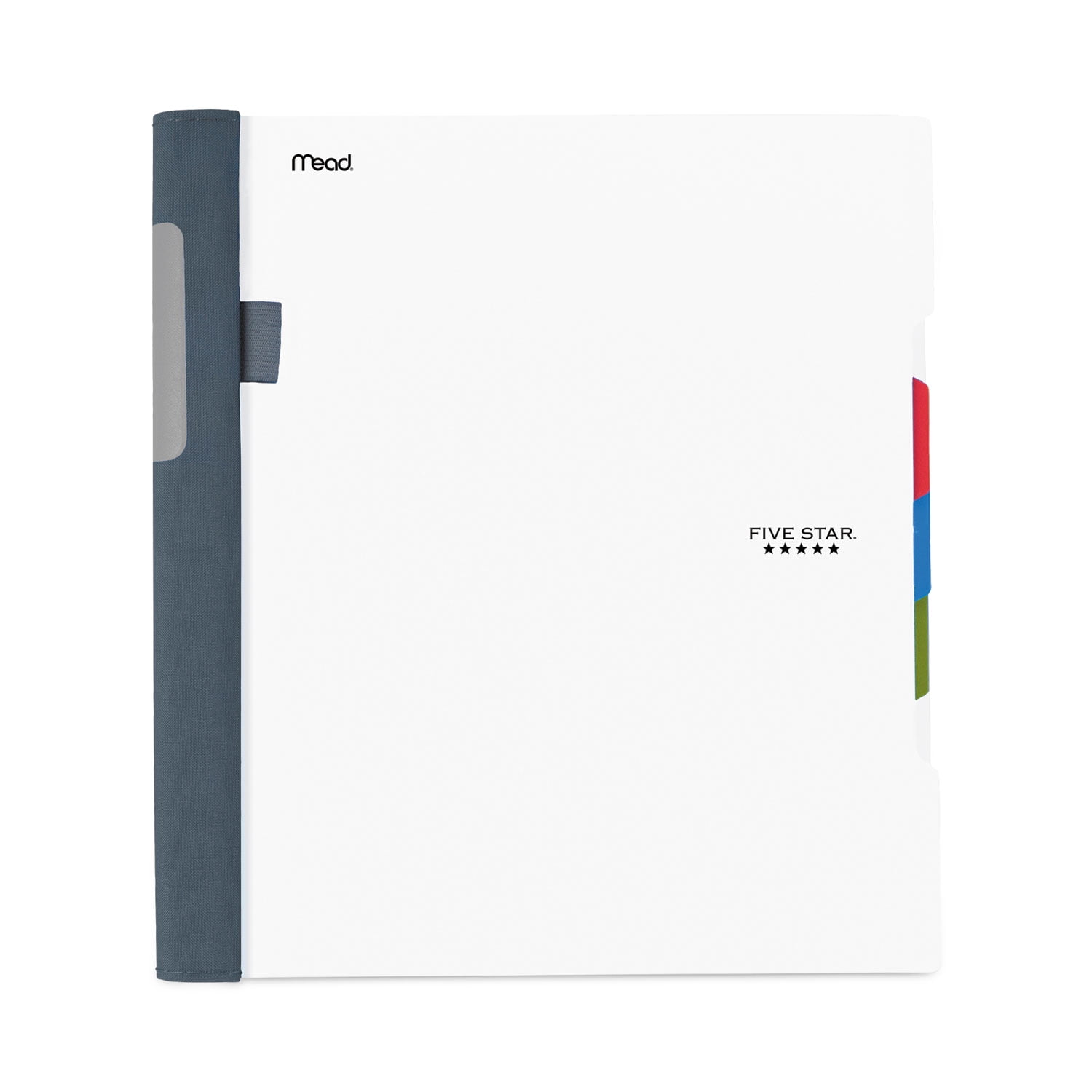 1PC Five Star Advance Wirebound Notebook, Six Pockets, 3-Subject, Medium/College Rule, Randomly Assorted Cover Color, (150) 11 x 8.5 Sheets