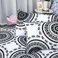 thumbnail image 4 of Unique Bargains Bohemian Polyester Duvet Cover Bedding Set White Full, 4 of 8