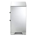 thumbnail image 2 of Baxton Studio RS2936 Mina Modern & Contemporary Hollywood Regency Glamour Style Mirrored Three Drawer Nightstand Bedside Table, 2 of 3
