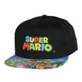 thumbnail image 4 of Nintendo Super Mario Youth Embroidered Character Group Boys Adjustable Snapback Hat Baseball Cap, 4 of 5