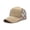 Khaki, variant on Checkered Trucker Mesh Baseball Cap with Front Cord, Retro American Style Casual Outdoor Hat, Breathable Sun Protection for Men & Women (One Size Fits Most)