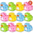 thumbnail image 1 of Rubber Duckies ArtCreativity pixelados de 5,7 cm para baño, paquete de 12 unidades, 1 of 6