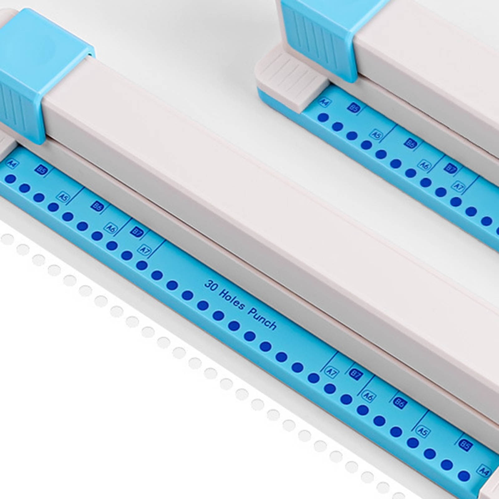 30-Hole Adjustable Disc Binding Punch, Manual Paper Punch for Notebooks & Planners