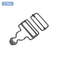 thumbnail image 3 of Unique Bargains Overall Buckles 2 Sets Retro Suspender Replacement Buckles 32mm, Gun-black, 3 of 6