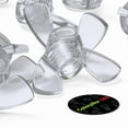 thumbnail image 4 of Pack of 20 Transparent Clear Plastic Acrylic M6 Butterfly, Wing Nuts - Acrylic Plastic Screws, (15/64 in), 4 of 9