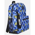 thumbnail image 3 of Illumination Minions Unisex 17" Allover-Printed Checkered Backpack with Pencil Pouch, Blue, 3 of 5