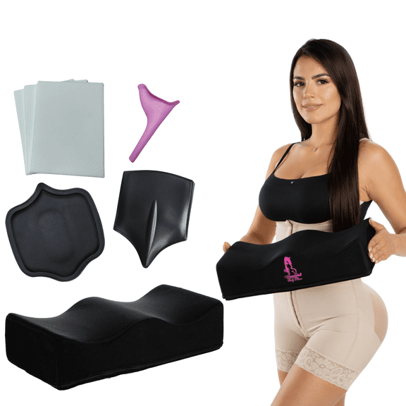 BBL pillow after surgery, bbl post surgery supplies kit,Post Op Bbl Essentials, Post Op Sitting Pillow for Butt, Lipo Foam, Abdomianl Board, bbl kit