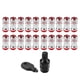 thumbnail image 4 of Tornillo de tuercas de rueda de carreras de autos M12 X P1.5 para la mayoría de las ruedas del mercado de accesorios (rojo), 4 of 8