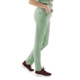thumbnail image 2 of Mediclo Women's Medical Scrub Pants – Jura Slim Fit 4 Pockets Elastic Drawstring Waist Eco Friendly Sustainable FYSEL Fabric Workwear Sage Green FB2050RSAG06 M, 2 of 7