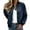 Navy, variant on EchfiProm Women Casual Zip‑Up Bomber Jacket Solid Color Long Sleeve Lightweight Windproof Outer Coat with Pockets for Spring Autumn Daily Outfits Gray S