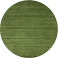 thumbnail image 1 of Ahgly Company Machine Washable Indoor Round Contemporary Seaweed Green Area Rugs, 4' Round, 1 of 7