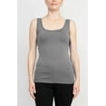 thumbnail image 2 of Alberto Makali Square Neck Sleeveless Solid Spandex Top by Curated Brands, 2 of 79
