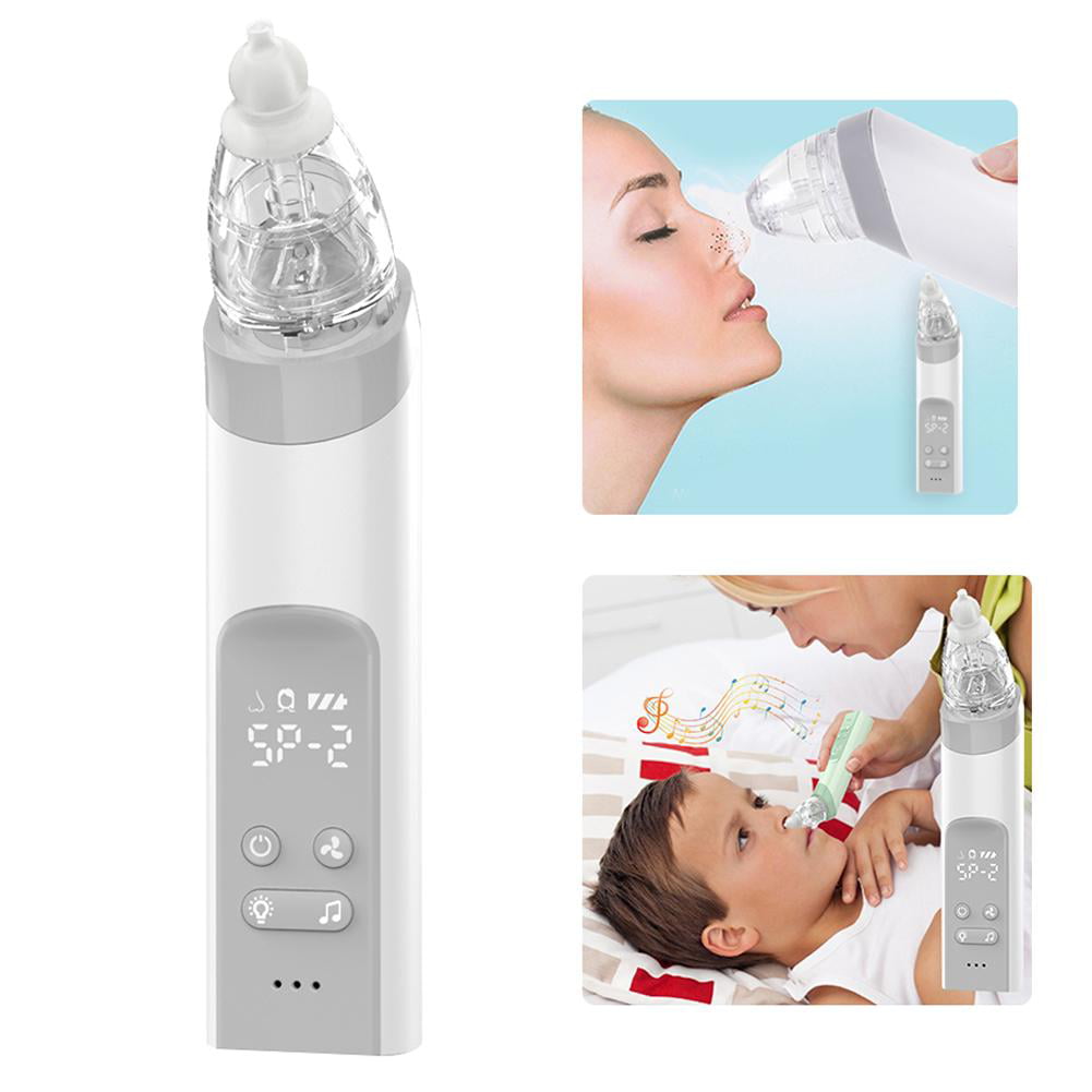 2 In 1 Electric Baby Nose Cleaner Kids Professional Snot Sucker Device Cleaning Machine Home