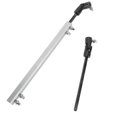 thumbnail image 3 of Double Drum Pedal Link Bar, Easy To Install Metal Drum Driveshaft Rod  For Percussion Instruments Silver, 3 of 8